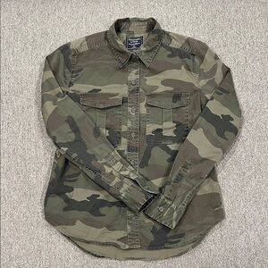Abercrombie & Fitch Camouflage Shirt Jacket